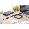 Digitus USB kabel USB 3.2 Gen1 USB-C ® zástrčka, USB-C ® zásuvka 0.70 m černá oboustranně zapojitelná zástrčka AK-300210-007-S