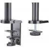Manhattan držák na stůl pro monitor 461580 1 Displej: (s) 43,2 cm (17) - 81,3 cm (32) černá otočný, nastavitelná výška, naklápěcí, nakláněcí