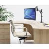 Manhattan držák na stůl pro monitor 461580 1 Displej: (s) 43,2 cm (17) - 81,3 cm (32) černá otočný, nastavitelná výška, naklápěcí, nakláněcí