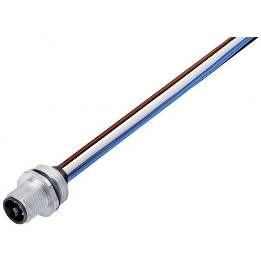 Weidmüller SAIE-M12S-4-T-0.5U-M16 neupravený zástrčkový konektor pro senzory - aktory, 1460340000, piny: 4, 0.5 mm, 1 ks