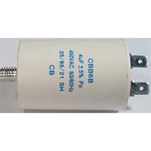 4uF/450V motorový rozběhový kondenzátor 35x52mm DOPRODEJ