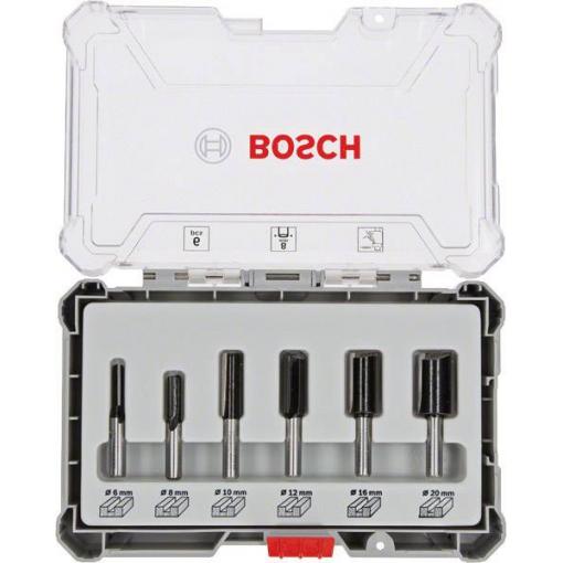 Sada drážkových fréz, dřík 8 mm, 6 ks Bosch Accessories 2607017466