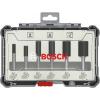 Sada drážkových fréz, 6 dřík, 1/4 ks Bosch Accessories 2607017467