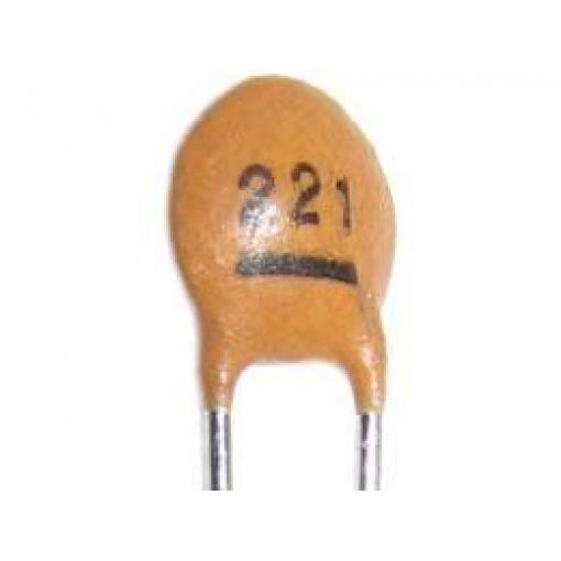 220pF/50V Y5P, keramický kondenzátor