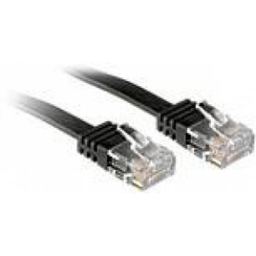 LINDY 47521 RJ45 síťové kabely, propojovací kabely CAT 6 U/UTP 1.00 m černá 1 ks