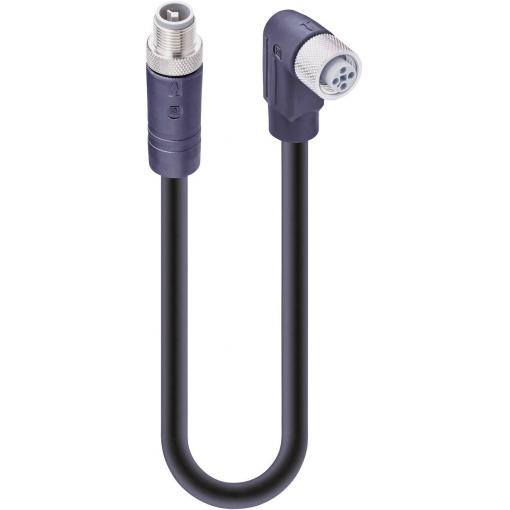 Lumberg Automation RST 4T-RKWT 4T-723/0,3 M SW připojovací kabel pro senzory - aktory, 934853325, piny: 4, 30.00 cm, 1 ks