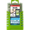 kwb 258819 HSS sada spirálových vrtáku do kovu 19dílná 1 mm, 1.5 mm, 2 mm, 2.5 mm, 3 mm, 3.5 mm, 4 mm, 4.5 mm, 5 mm, 5.5 mm, 6 mm, 6.5 mm, 7 mm, 7.5 mm, 8 mm,