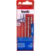 kwb 421140 HSS sada spirálových vrtáku do kovu 5dílná 2 mm, 3 mm, 4 mm, 5 mm, 6 mm DIN 1412 C 1/4 (6,3 mm) 1 ks