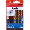 kwb 429040 HSS sada spirálových vrtáku do kovu 13dílná 1.5 mm, 2 mm, 3 mm, 3.2 mm, 3.5 mm, 4 mm, 4.2 mm, 4.5 mm, 5 mm DIN 338 válcová stopka 13 ks
