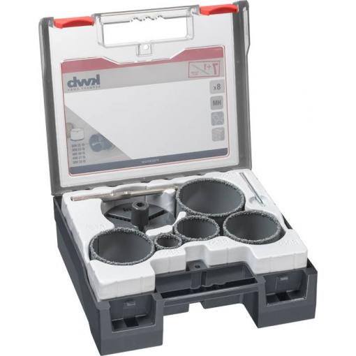 kwb 499505 sada děrovacích pil 8dílná 33 mm, 53 mm, 68 mm, 73 mm, 83 mm 1 ks