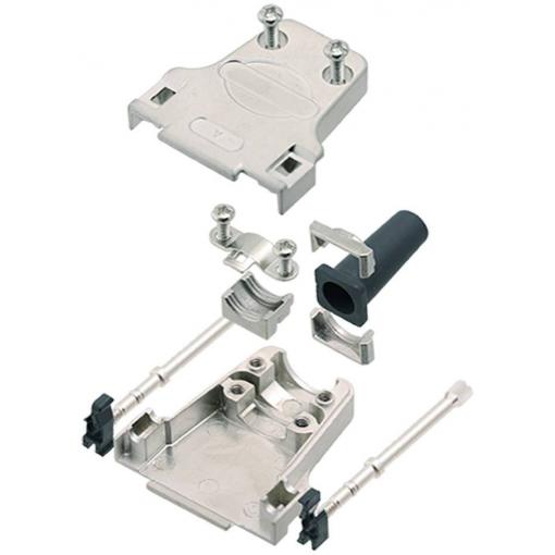 encitech DTZF09-RG-LJS-M3-K 7960-5209-01 D-SUB pouzdro Pólů: 9 zinkový odlitek 180 ° kov 1 ks