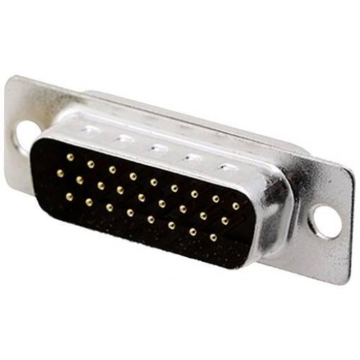 encitech HDS-26-M-T-B-S 2101-0300-02 D-SUB kolíková lišta 180 ° Pólů: 26 pájecí kalíšek 1 ks Tray