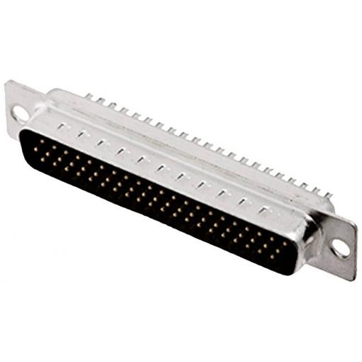 encitech HDS-62-M-T-B-S 2101-0300-04 D-SUB kolíková lišta 180 ° Pólů: 62 pájecí kalíšek 1 ks Tray