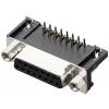encitech DRB-15F-TBG-110 2103-2100-12 D-SUB zásuvková lišta 90 ° Pólů: 15 pájecí piny 1 ks Tray
