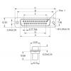 encitech DBC09-SS 2101-0190-11 D-SUB zásuvková lišta 180 ° Pólů: 9 krimpované 1 ks Tray