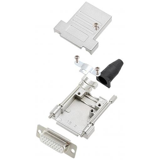 encitech DTSL15-LJSRG-T-HDS26-W-K 6355-8041-12 sada D-SUB zásuvková lišta 180 ° Pólů: 26 pájecí kalíšek 1 ks