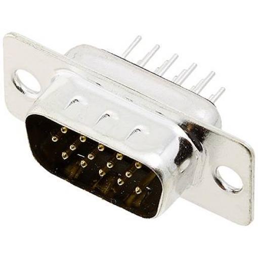 encitech HDD-15-MTBS 2103-0300-01 D-SUB kolíková lišta 180 ° Pólů: 15 pájecí piny 1 ks Tray