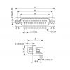 encitech DRB-09M-TBG-110 2103-2100-01 D-SUB kolíková lišta 90 ° Pólů: 9 pájecí piny 1 ks Tray