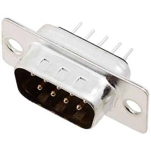 encitech DD09-MTBS 2103-0100-01 D-SUB kolíková lišta 180 ° Pólů: 9 pájecí piny 1 ks Tray