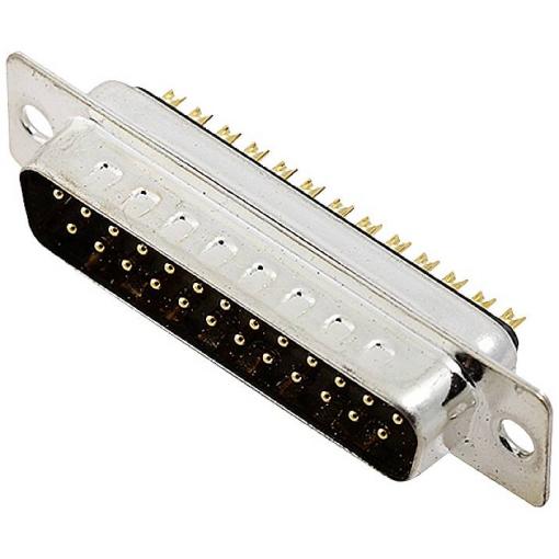 encitech DB15-SP 2101-0180-02 D-SUB kolíková lišta 180 ° Pólů: 15 pájecí kalíšek 1 ks Tray