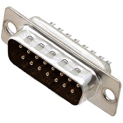 encitech DM25-SP 2101-0200-03 D-SUB kolíková lišta 180 ° Pólů: 25 pájecí kalíšek 1 ks Tray