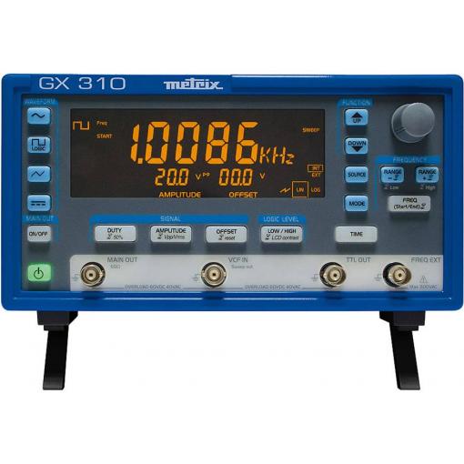 Metrix GX 310 Arbitrární generátor funkcí 0.001 Hz - 10 MHz trojúhelník, obdélníkový, sinusový