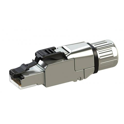 Telegärtner 100023089, RJ45 konektor, zástrčka, kov, 1 ks