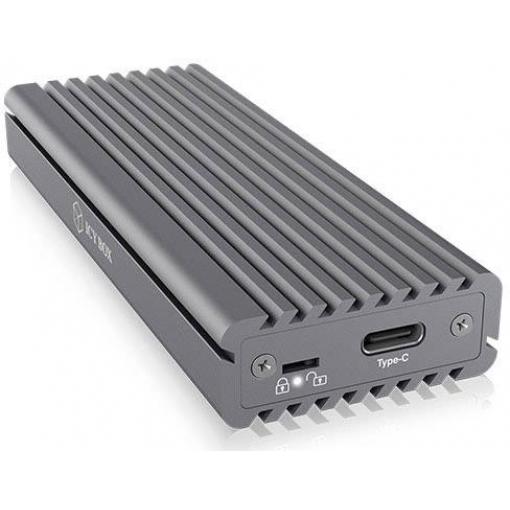 ICY BOX IB-1817M-C31, Type-C® USB 3.1 (Gen 2) zu PCIe NVMe M.2 2230/2242/2260/2280 SSD Pouzdro pro SSD M.2 USB-C™ (USB 3.2 Gen 2) 10 GBit/s M.2 PCIe NVMe 2230,