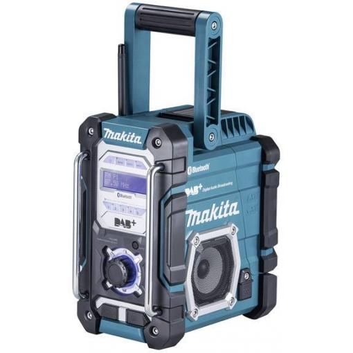 Makita odolné rádio DAB+, FM AUX, Bluetooth, USB voděodolné tyrkysová, černá