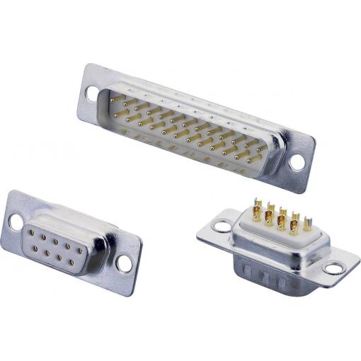 W & P Products 105-09-2-3-0 D-SUB zásuvková lišta 180 ° Pólů: 9 pájecí kalíšek 1 ks