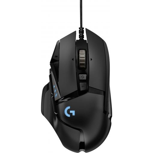 Logitech Gaming G502 HERO optická herní myš, přenos USB, 11 tlačítko, 25600 dpi, černá