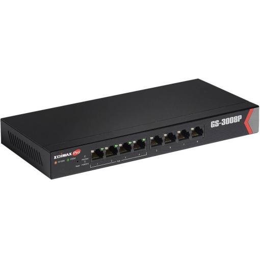 EDIMAX GS-3008P GS-3008P síťový switch 8 portů funkce PoE