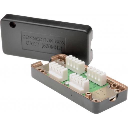 Digitus síťový adaptér CAT 7 [1x LSA, IDC konektor - 1x LSA, IDC konektor] 0.08 m černá
