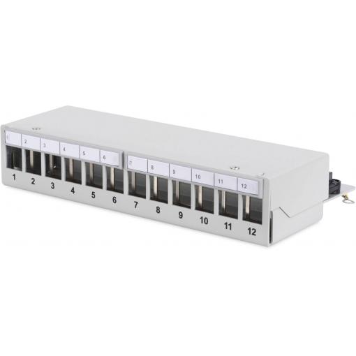 Digitus DN-93706 12 portů síťový patch panel nevybavený specifikací 1 U vícebarevná neosazený