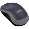 Logitech M185 optická myš, přenos bezdrátový, 3 tlačítko, 1000 dpi, šedá