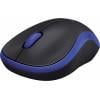Logitech M185 optická myš, přenos bezdrátový, 3 tlačítko, 1000 dpi, modrá