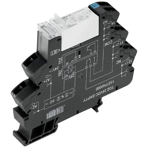 Weidmüller TRZ 24VDC 1NO HC reléový modul, 24 V/DC, 16 A, 1 spínací kontakt, 10 ks