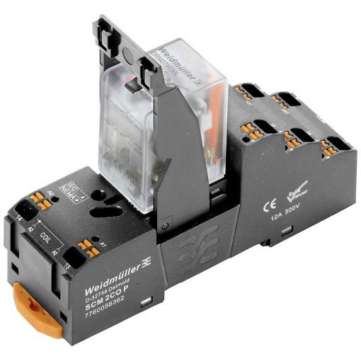 Weidmüller DRMKITP 24VAC 2CO LD reléový modul, 24 V/AC, 10 A, 2 přepínací kontakty, 10 ks