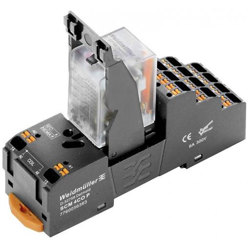 Weidmüller DRMKITP 24VAC 4CO LD reléový modul, 24 V/AC, 5 A, 4 přepínací kontakty, 10 ks