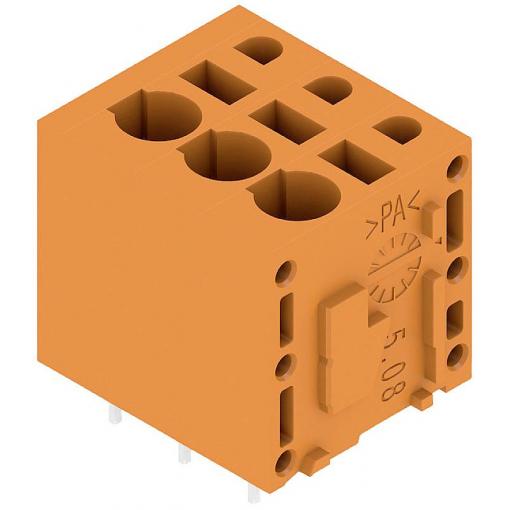 Weidmüller 1331440000 šroubová svorkovnice 2.5 mm² Pólů 3 oranžová 90 ks