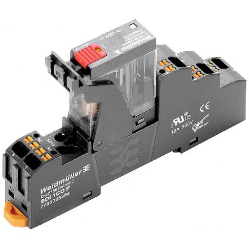 Weidmüller DRIKITP230VAC 1CO LD/PB reléový modul, 230 V/AC, 10 A, 1 přepínací kontakt, 10 ks