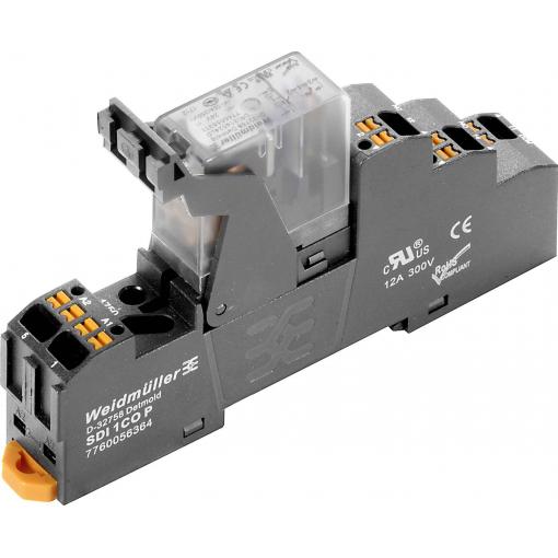Weidmüller DRIKITP 24VDC 1CO LD reléový modul, 24 V/DC, 10 A, 1 přepínací kontakt, 10 ks