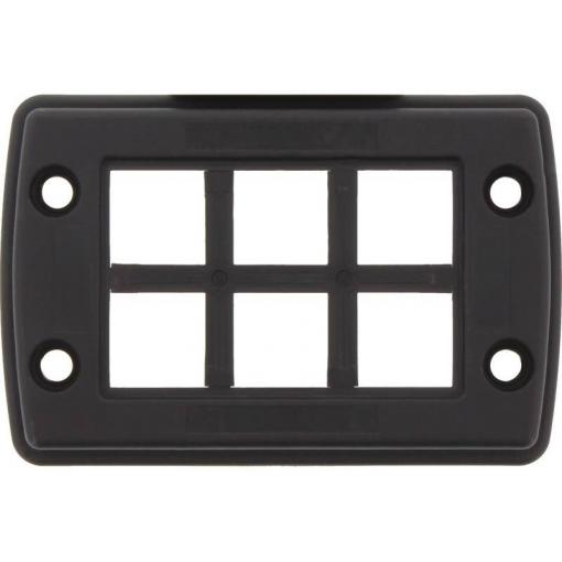 Weidmüller CABTITE FR 10/6 BK SET zajišťovací rám polyamid (zesílený skleněným vláknem) sytě černá (Ø x v) 5.5 mm x 70 mm 1 ks