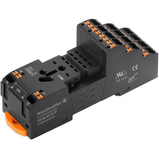 Weidmüller SCM 4CO P patice pro relé Weidmüller řada D-SERIES DRM , (š x v) 30.6 mm x 101.8 mm, 10 ks