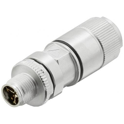 Weidmüller IE-PS-M12X-P-AWG22/27FH neupravený zástrčkový konektor pro senzory - aktory, 2007500000, 1 ks