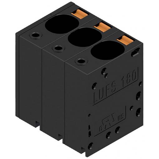 Weidmüller 2492120000 šroubová svorkovnice 16 mm² Pólů 3 černá 40 ks