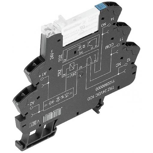 Weidmüller TRZ 24VDC 1CO AGSNO reléový modul, 24 V/DC, 6 A, 1 přepínací kontakt, 10 ks