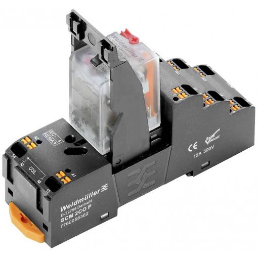 Weidmüller DRMKITP230VAC 2CO LD/PB reléový modul, 230 V/AC, 10 A, 2 přepínací kontakty, 10 ks