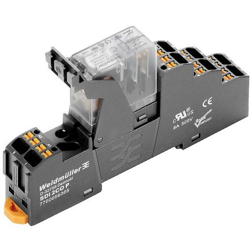 Weidmüller DRIKITP 24VDC 2CO LD reléový modul, 24 V/DC, 5 A, 2 přepínací kontakty, 10 ks