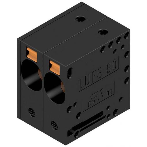 Weidmüller 2499430000 pružinová svorkovnice 16 mm² Pólů 2 černá 40 ks
